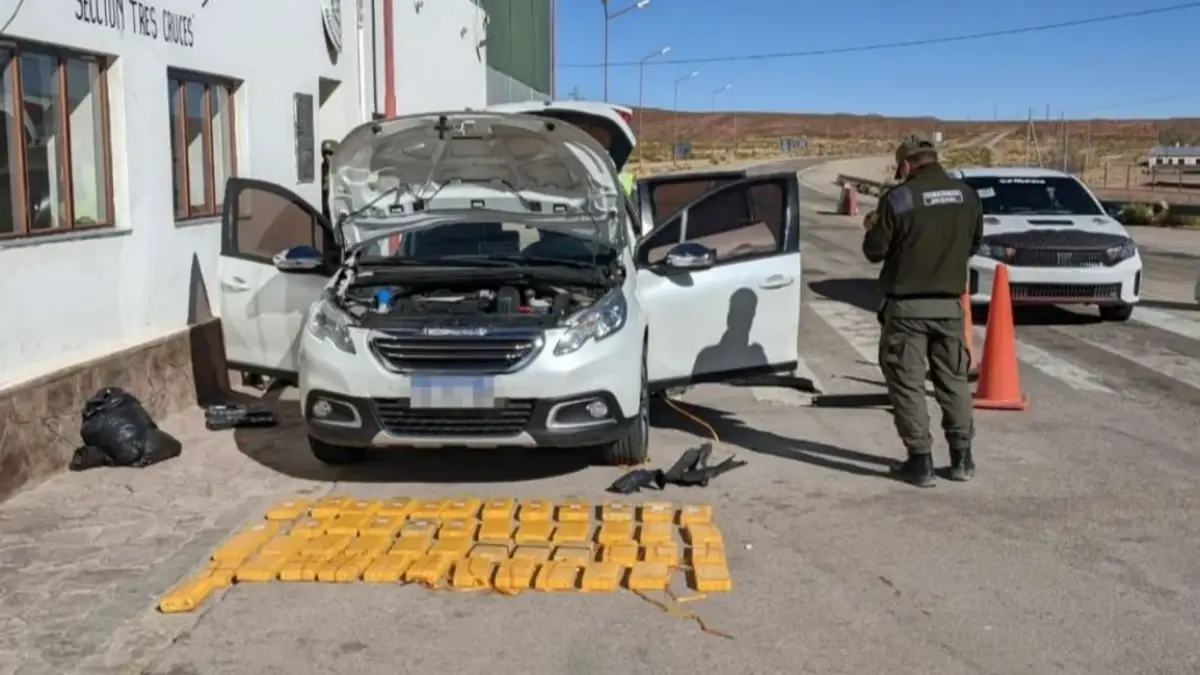 Cocaína Gendarmería