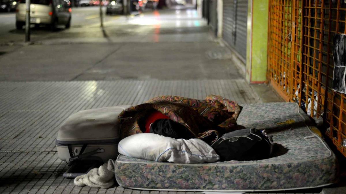 Persona situación de calle