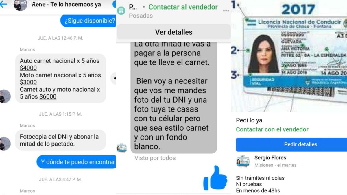 Estafas carnet