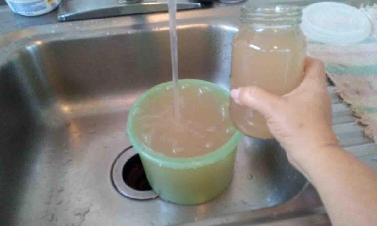 agua turbia