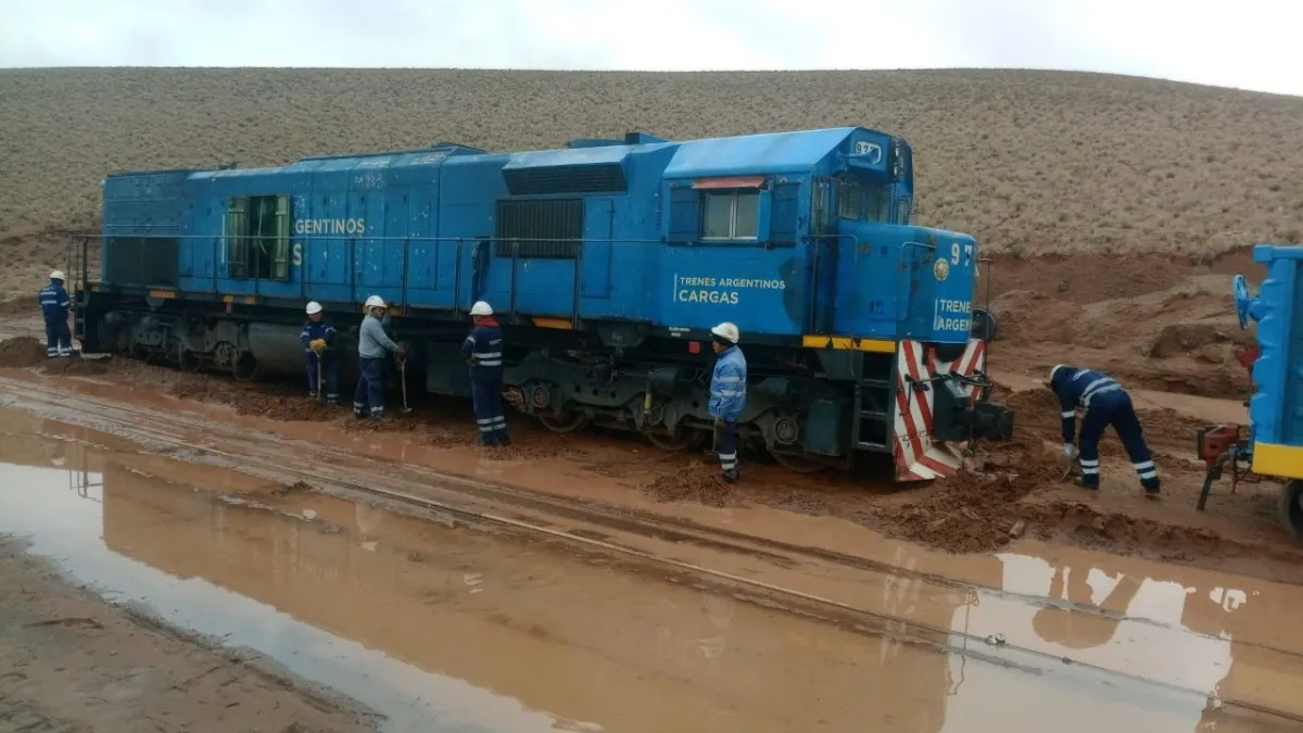 Tren a las Nubes barro