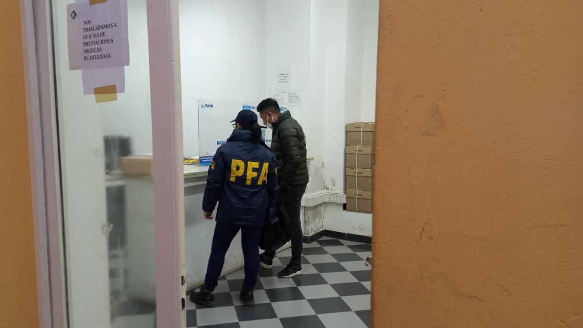 Allanamiento PFA PAMI