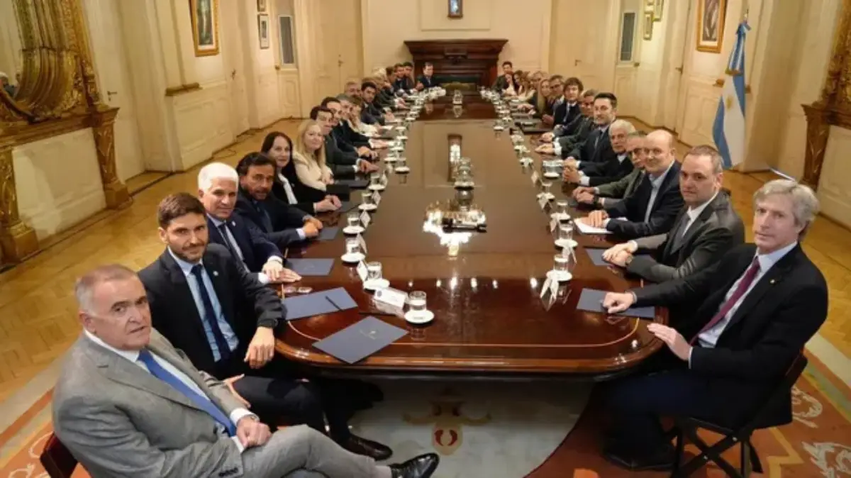 Milei con gobernadores