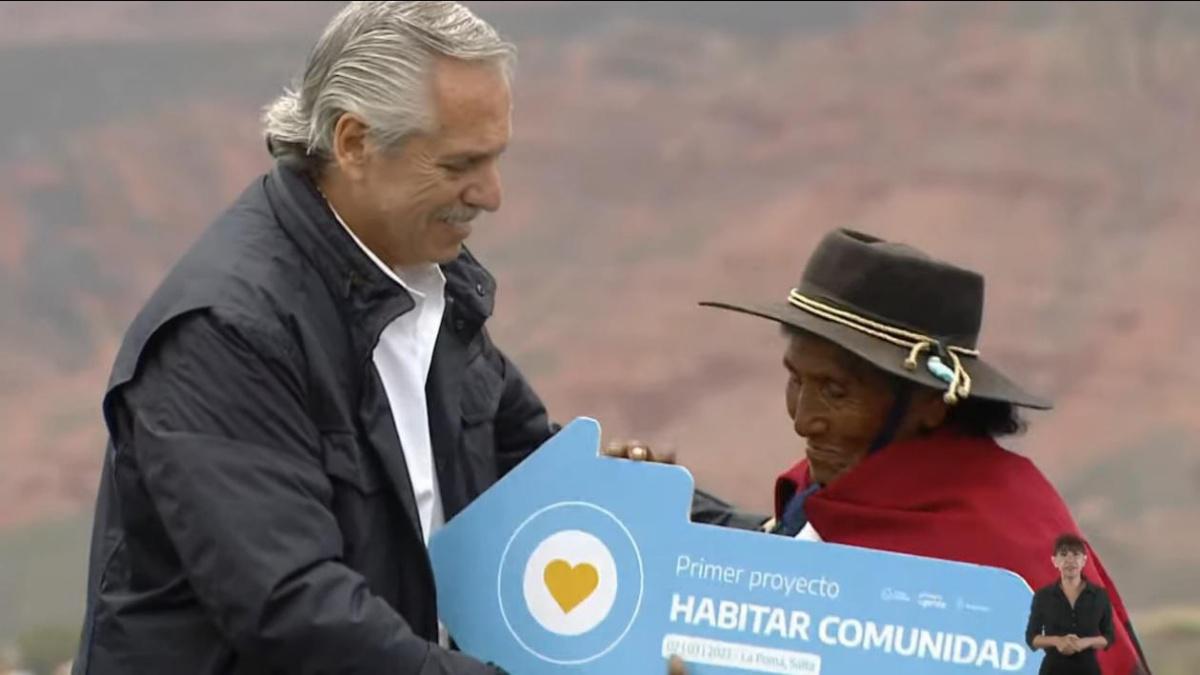 Alberto Fernández en Salta