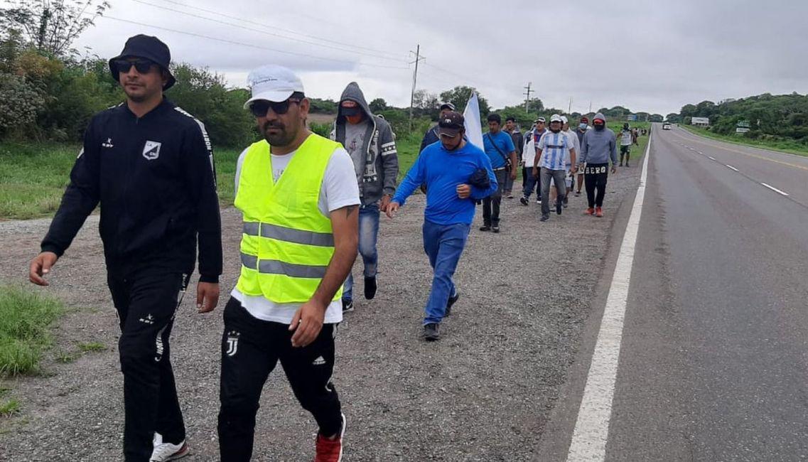 caminata desocupados