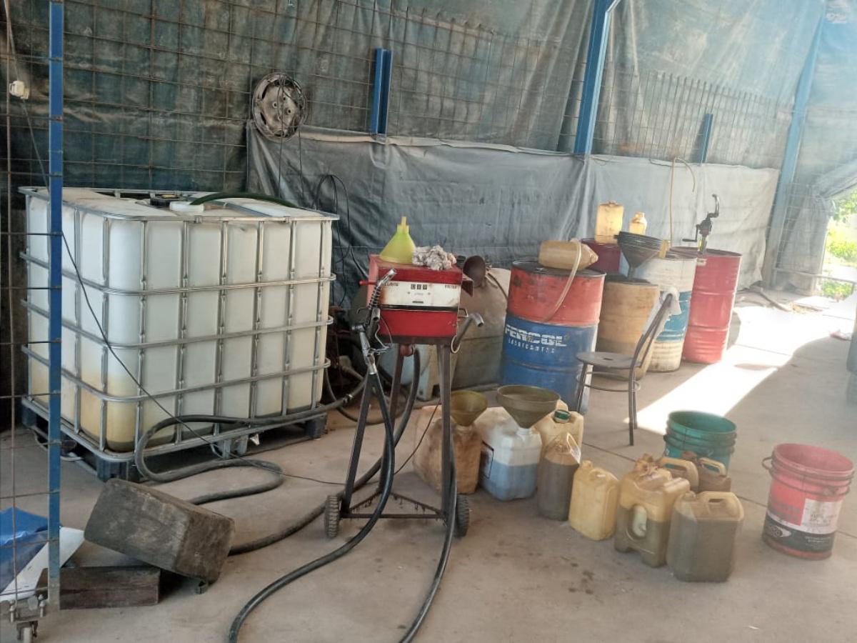 Robo de combustible