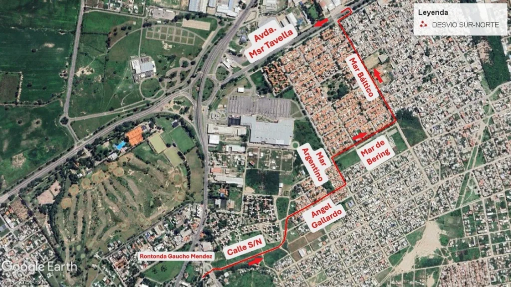 Desvios Vial Sur