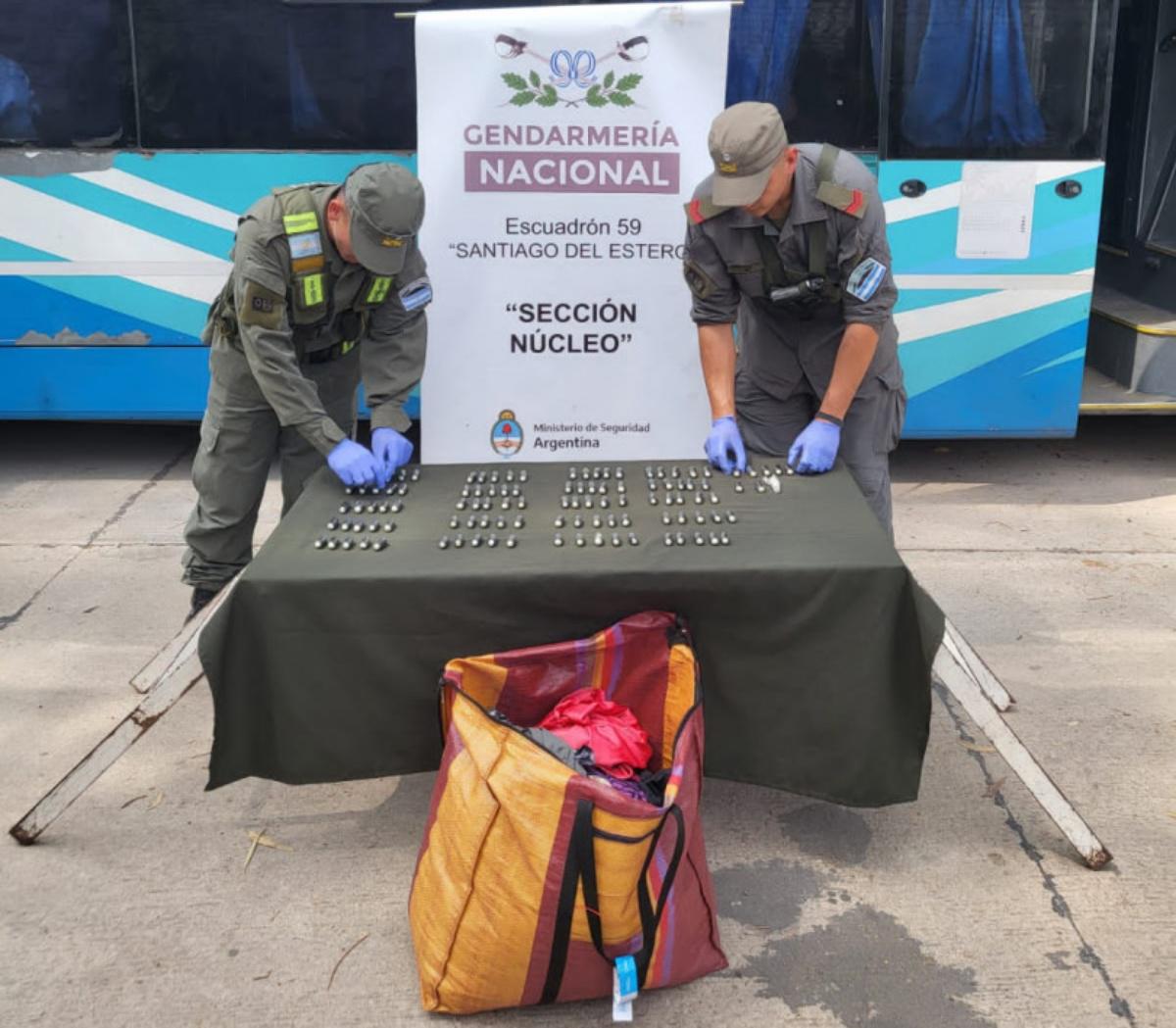 Capsulas de cocaína
