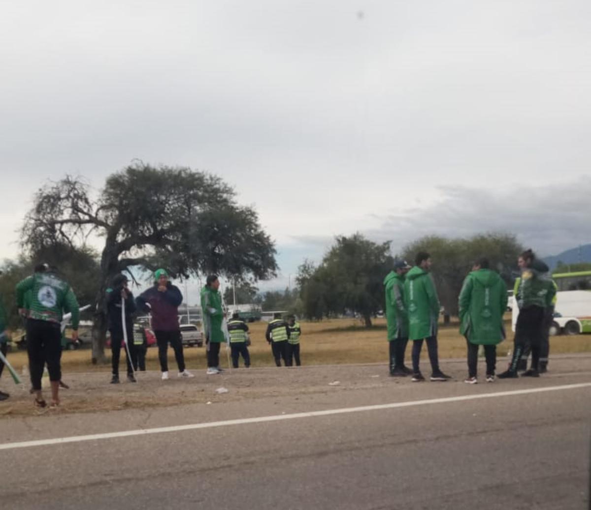 Protesta camioneros