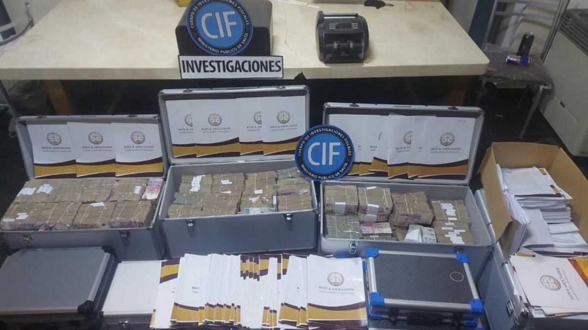 Dinero allanamiento CIF