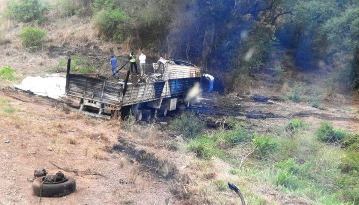 Accidente camión Ruta 34