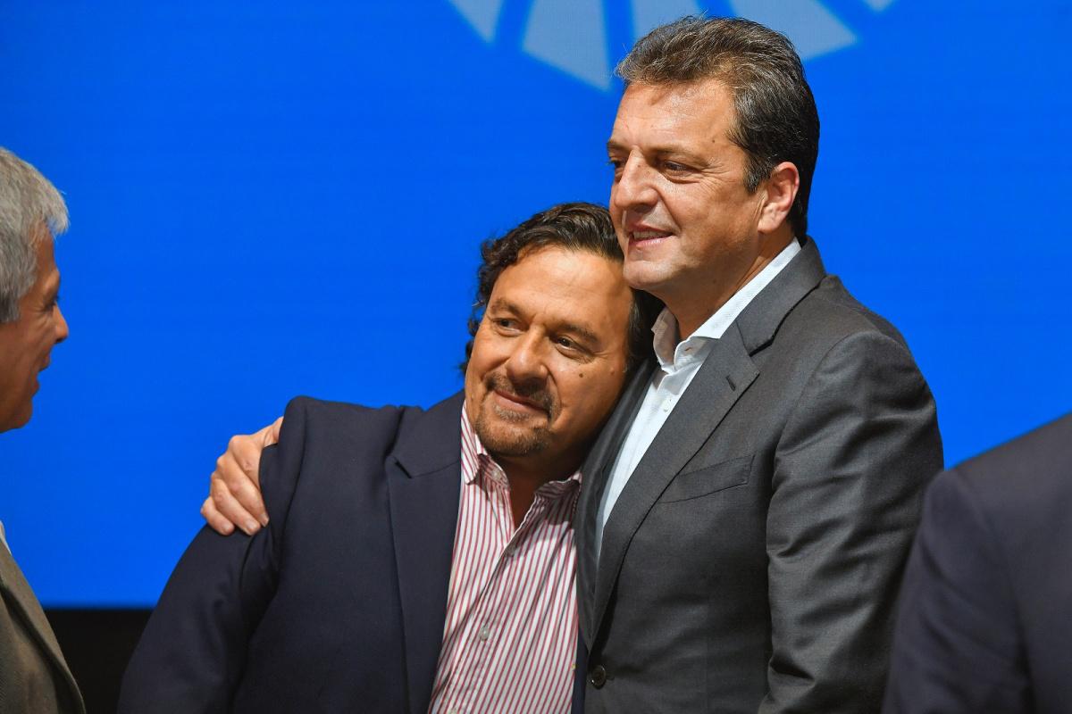 Sáenz con Massa