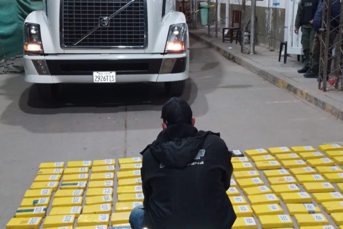 Cocaína camión