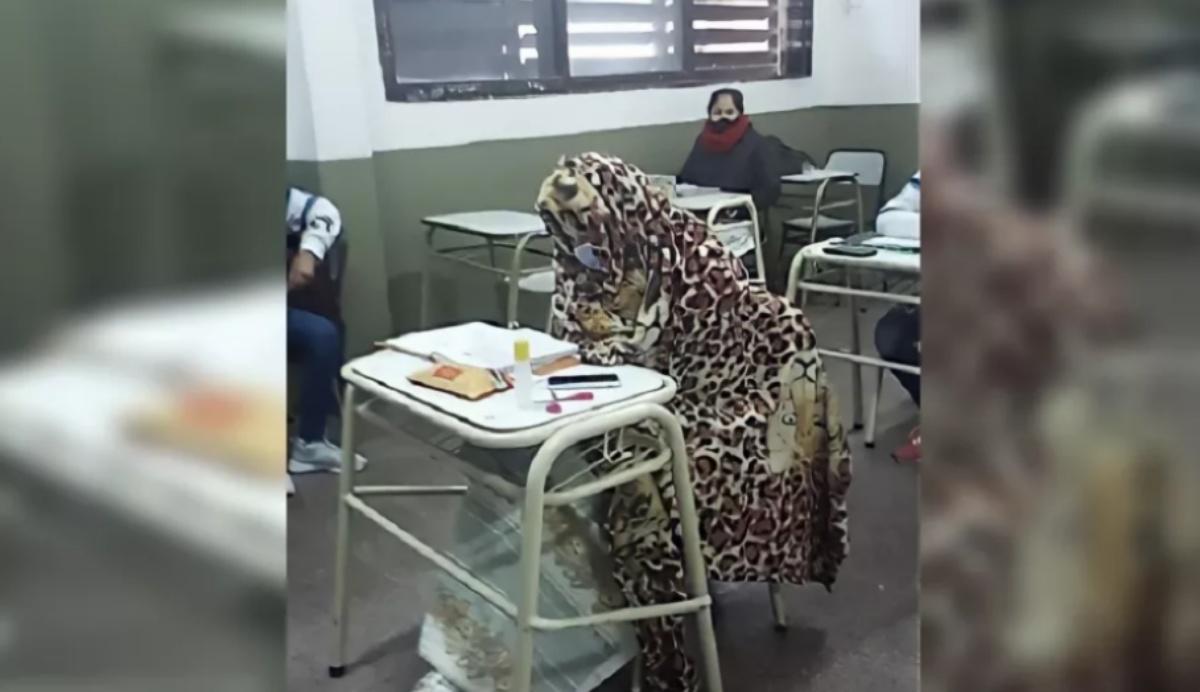 Estudiantes frío